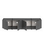 Nordure Soporte para TV Antracita y Negro